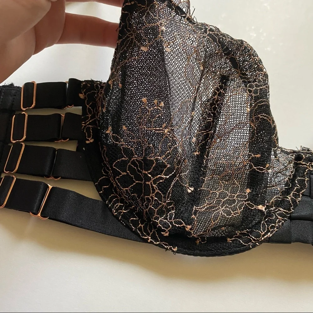 VS Very Sexy Unlined Demi 32D - worn 1x, like new